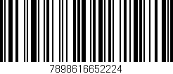 Código de barras (EAN, GTIN, SKU, ISBN): '7898616652224'