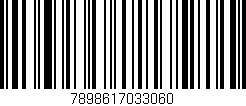 Código de barras (EAN, GTIN, SKU, ISBN): '7898617033060'