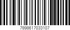 Código de barras (EAN, GTIN, SKU, ISBN): '7898617033107'