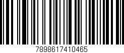 Código de barras (EAN, GTIN, SKU, ISBN): '7898617410465'