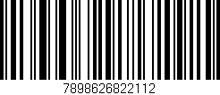 Código de barras (EAN, GTIN, SKU, ISBN): '7898626822112'