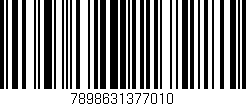 Código de barras (EAN, GTIN, SKU, ISBN): '7898631377010'