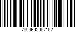 Código de barras (EAN, GTIN, SKU, ISBN): '7898633987187'