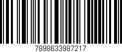 Código de barras (EAN, GTIN, SKU, ISBN): '7898633987217'