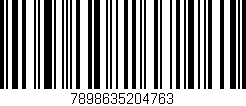 Código de barras (EAN, GTIN, SKU, ISBN): '7898635204763'