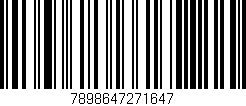 Código de barras (EAN, GTIN, SKU, ISBN): '7898647271647'