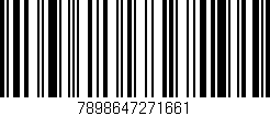 Código de barras (EAN, GTIN, SKU, ISBN): '7898647271661'
