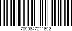 Código de barras (EAN, GTIN, SKU, ISBN): '7898647271692'