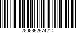 Código de barras (EAN, GTIN, SKU, ISBN): '7898652574214'