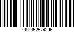 Código de barras (EAN, GTIN, SKU, ISBN): '7898652574306'