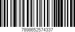 Código de barras (EAN, GTIN, SKU, ISBN): '7898652574337'