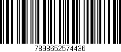 Código de barras (EAN, GTIN, SKU, ISBN): '7898652574436'