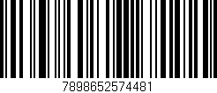 Código de barras (EAN, GTIN, SKU, ISBN): '7898652574481'