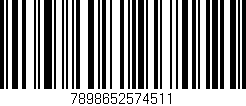 Código de barras (EAN, GTIN, SKU, ISBN): '7898652574511'