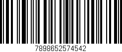 Código de barras (EAN, GTIN, SKU, ISBN): '7898652574542'