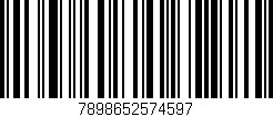 Código de barras (EAN, GTIN, SKU, ISBN): '7898652574597'