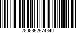 Código de barras (EAN, GTIN, SKU, ISBN): '7898652574849'