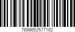 Código de barras (EAN, GTIN, SKU, ISBN): '7898652577192'