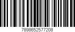 Código de barras (EAN, GTIN, SKU, ISBN): '7898652577208'