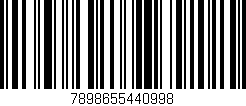 Código de barras (EAN, GTIN, SKU, ISBN): '7898655440998'