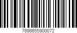 Código de barras (EAN, GTIN, SKU, ISBN): '7898655900072'