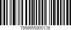 Código de barras (EAN, GTIN, SKU, ISBN): '7898655900126'