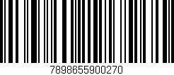 Código de barras (EAN, GTIN, SKU, ISBN): '7898655900270'