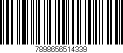 Código de barras (EAN, GTIN, SKU, ISBN): '7898656514339'