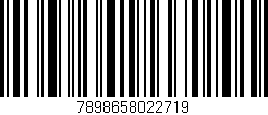 Código de barras (EAN, GTIN, SKU, ISBN): '7898658022719'