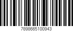 Código de barras (EAN, GTIN, SKU, ISBN): '7898665100943'