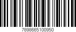 Código de barras (EAN, GTIN, SKU, ISBN): '7898665100950'