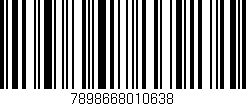 Código de barras (EAN, GTIN, SKU, ISBN): '7898668010638'