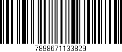 Código de barras (EAN, GTIN, SKU, ISBN): '7898671133829'