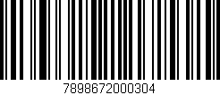 Código de barras (EAN, GTIN, SKU, ISBN): '7898672000304'