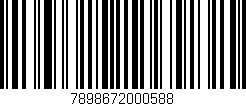 Código de barras (EAN, GTIN, SKU, ISBN): '7898672000588'