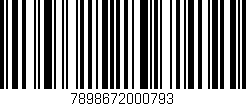 Código de barras (EAN, GTIN, SKU, ISBN): '7898672000793'