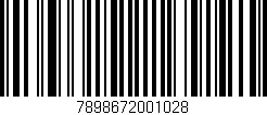 Código de barras (EAN, GTIN, SKU, ISBN): '7898672001028'