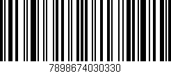 Código de barras (EAN, GTIN, SKU, ISBN): '7898674030330'