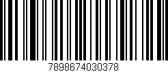 Código de barras (EAN, GTIN, SKU, ISBN): '7898674030378'