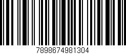 Código de barras (EAN, GTIN, SKU, ISBN): '7898674981304'