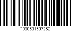 Código de barras (EAN, GTIN, SKU, ISBN): '7898681507252'
