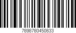 Código de barras (EAN, GTIN, SKU, ISBN): '7898780450633'