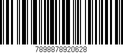 Código de barras (EAN, GTIN, SKU, ISBN): '7898878920628'