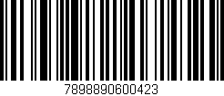 Código de barras (EAN, GTIN, SKU, ISBN): '7898890600423'