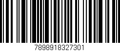 Código de barras (EAN, GTIN, SKU, ISBN): '7898918327301'