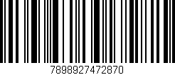 Código de barras (EAN, GTIN, SKU, ISBN): '7898927472870'