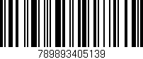 Código de barras (EAN, GTIN, SKU, ISBN): '789893405139'