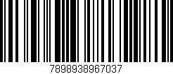 Código de barras (EAN, GTIN, SKU, ISBN): '7898938967037'