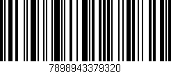 Código de barras (EAN, GTIN, SKU, ISBN): '7898943379320'