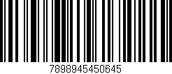 Código de barras (EAN, GTIN, SKU, ISBN): '7898945450645'